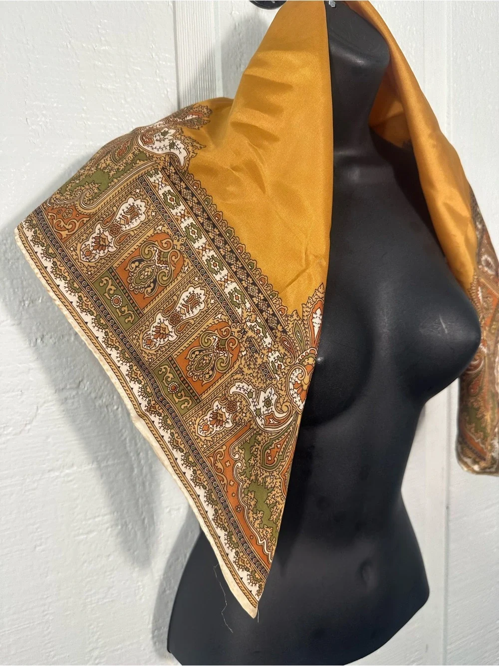 Vintage Brown Multicolored Scarf FUC